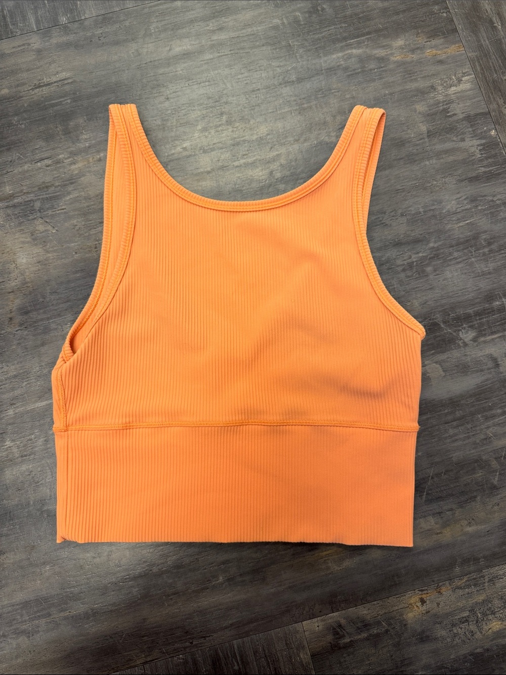lululemon athletica Ribbed Sports Crop Top - Orange